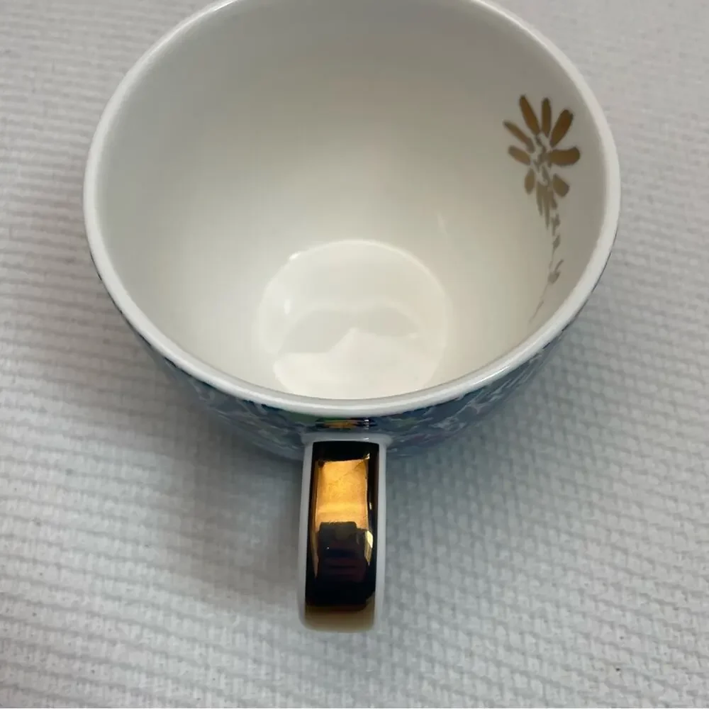 🎉HP🎉 LILLY PULITZER Blue Lion Around Ceramic Floral Coffee Tea Mug